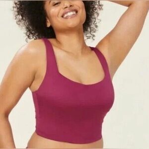 Andie The Siren Tank Top in Plum NWT